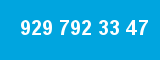 929 792 33 47 929 792 33 47